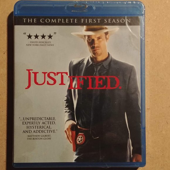 JUSTIFIED THE COMPLETE FIRST SEASON BLU RAY NEW - Picture 1 of 3